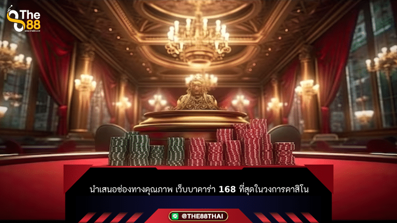 รวยแน่ๆ หากเข้า เว็บบาคาร่า 168 ผลักดันให้ทุกคนเป็นเซียน