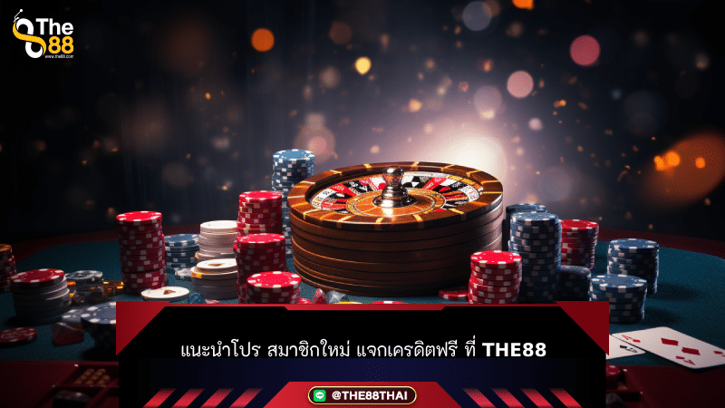 แนะนำโปร สมาชิกใหม่ แจกเครดิตฟรี ที่ THE88