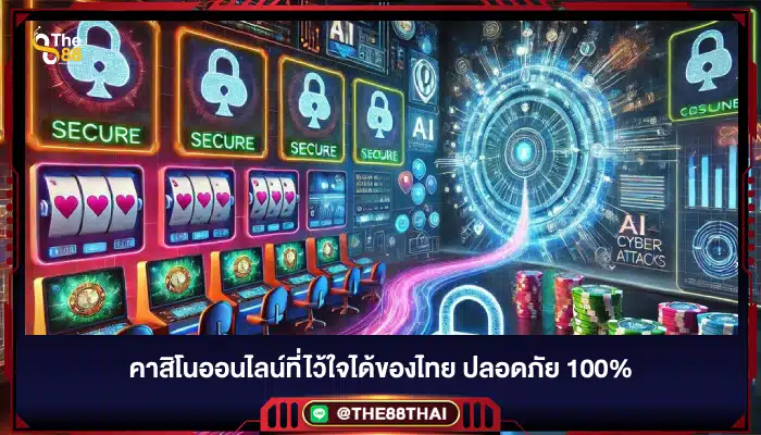 คาสิโนออนไลน์ที่ไว้ใจได้ของไทย ปลอดภัย 100%